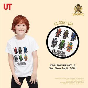 Lego Ninjago Boys T-Shirt White 5/6